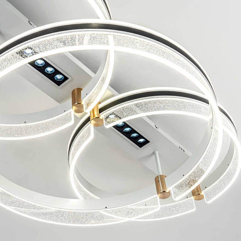 Накладная люстра LED4U L1058-880 WH
