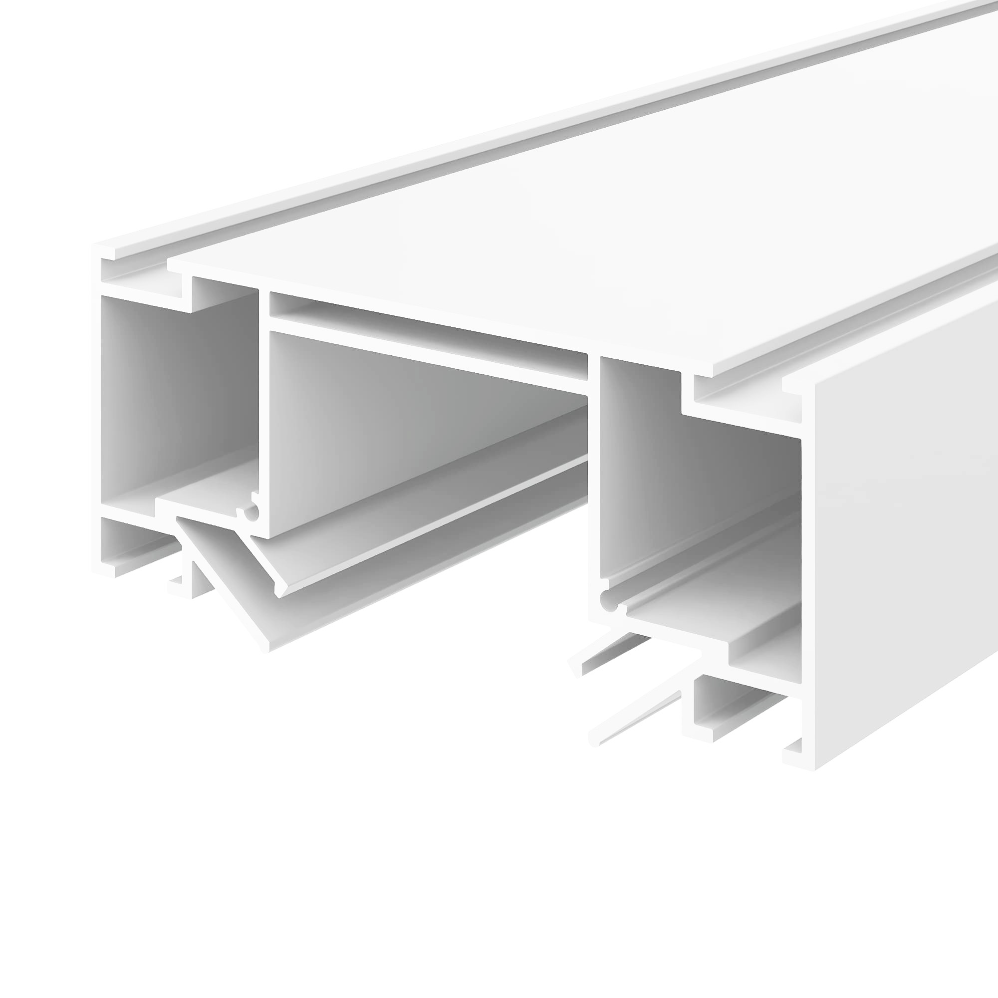 ST1047.539.02 Профиль для монтажа 48 под натяж. потолок ST-Luce Белый L3000мм (Заглуш внеш 2 в ком) SKYLINE 48+