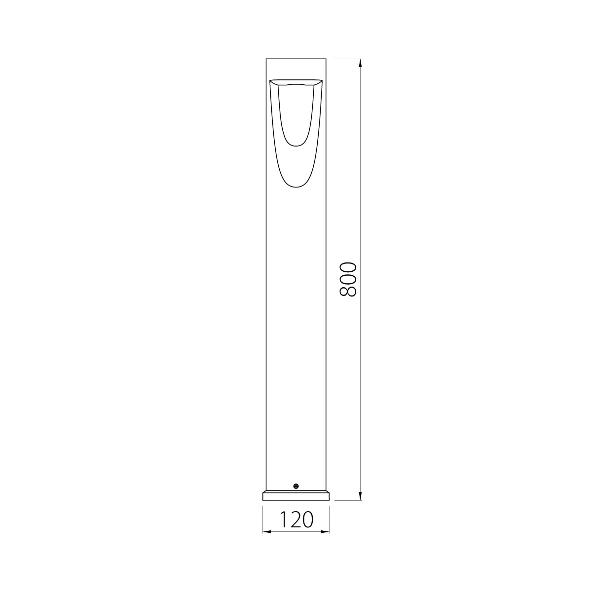 Фонарный столб Natural Concepts, Арт. NC-033231-80-DG