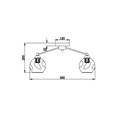 Накладная люстра Vele Luce VL1882L05