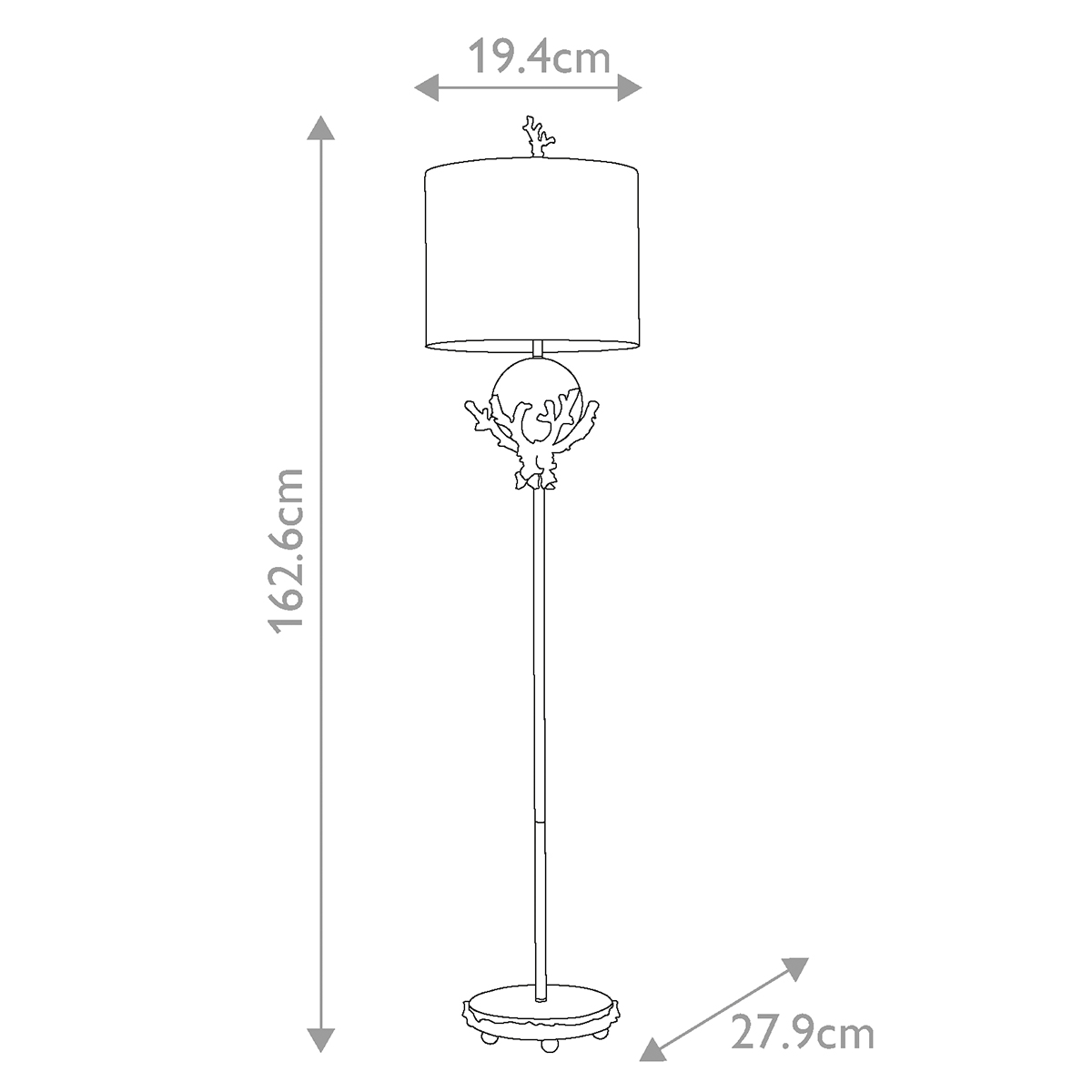 Торшер Flambeau, Арт. FB-TRELLIS-FL