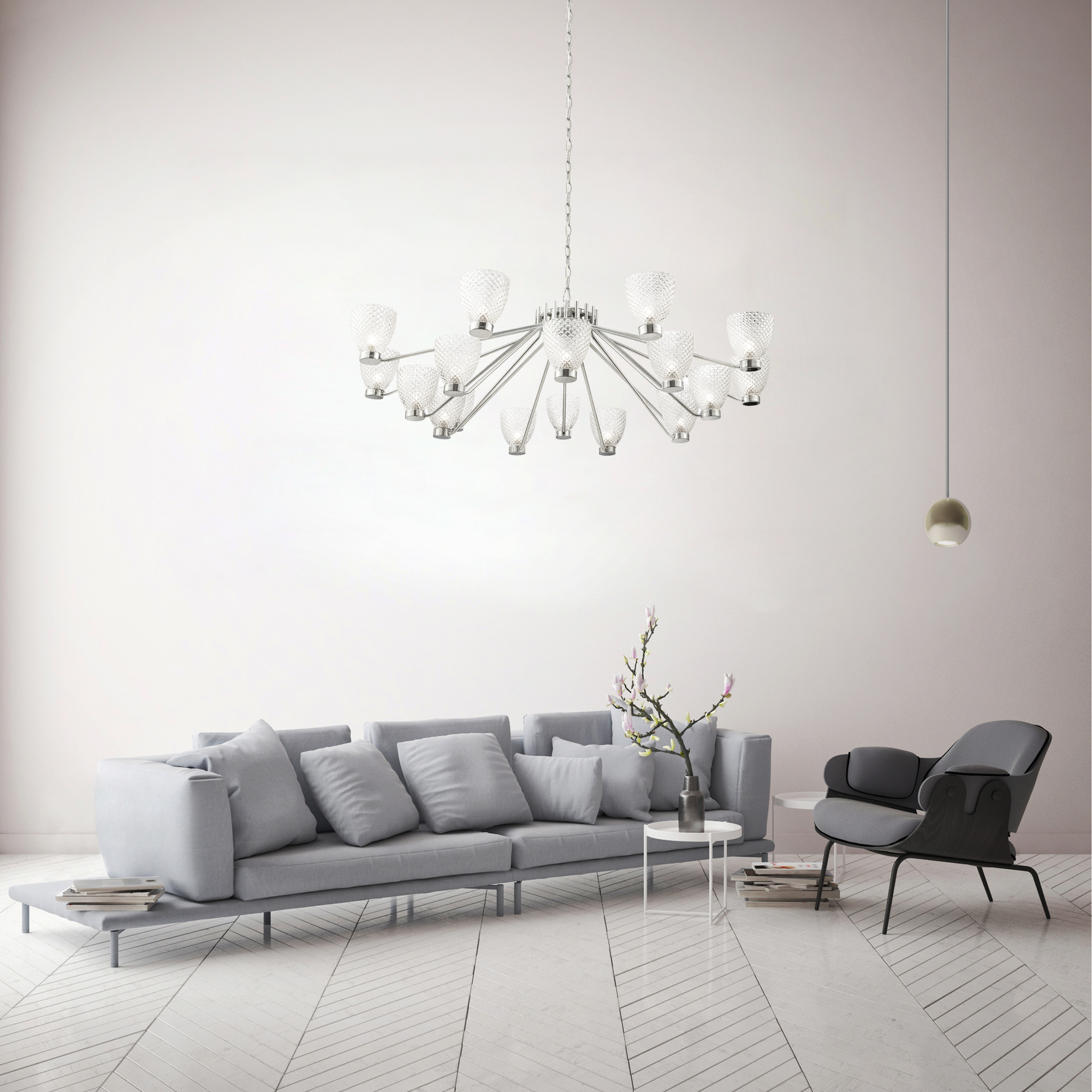 Подвесной светильник Maytoni MOD068PL-18CH