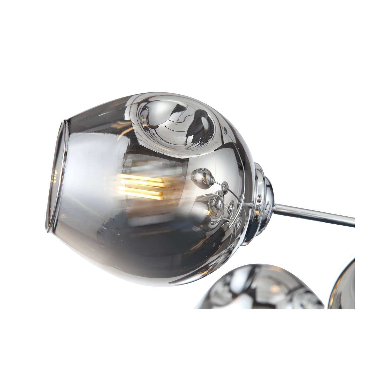 SL1500.103.12 Светильник потолочный ST-Luce Хром/Дымчатый E14 12*40W FOVIA