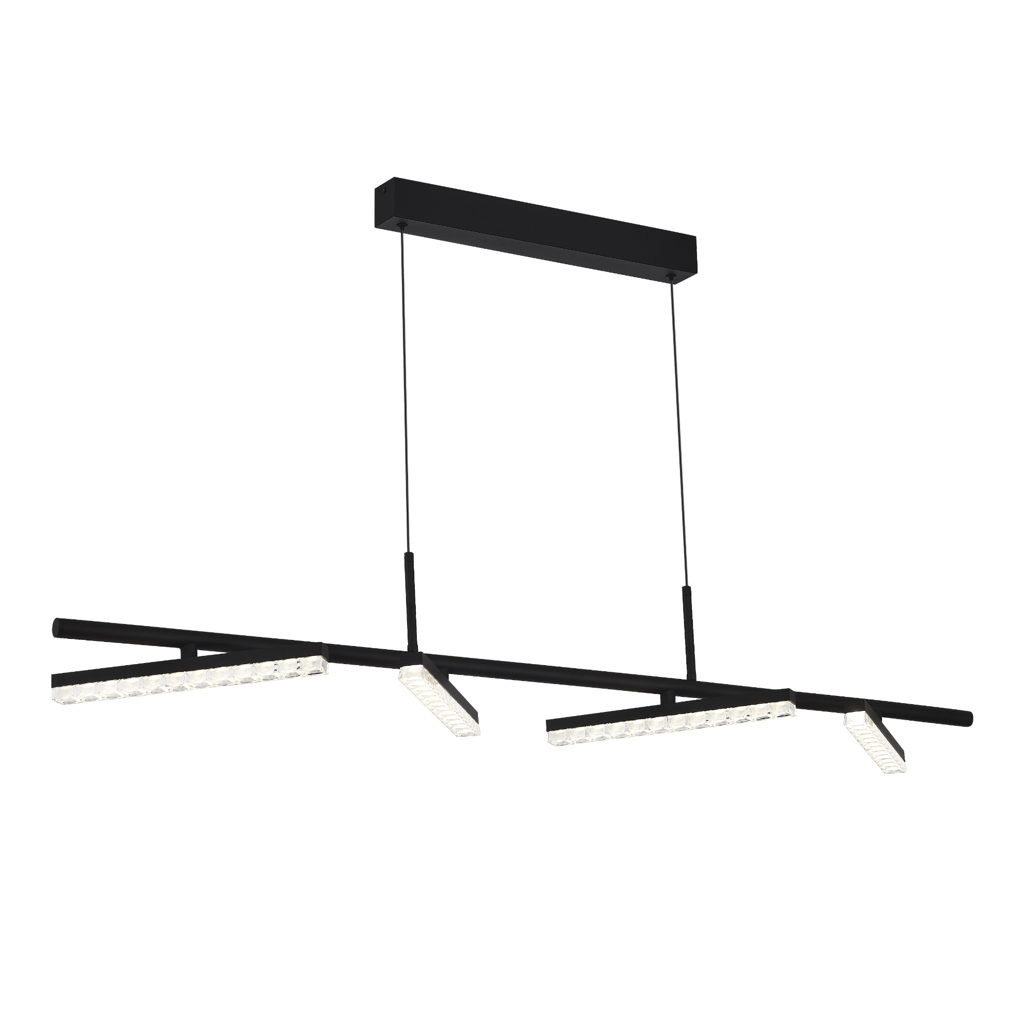 SL1018.403.04 Светильник подвесной ST-Luce черный/прозрачный LED 1*32W 4000K EUCLIDICS