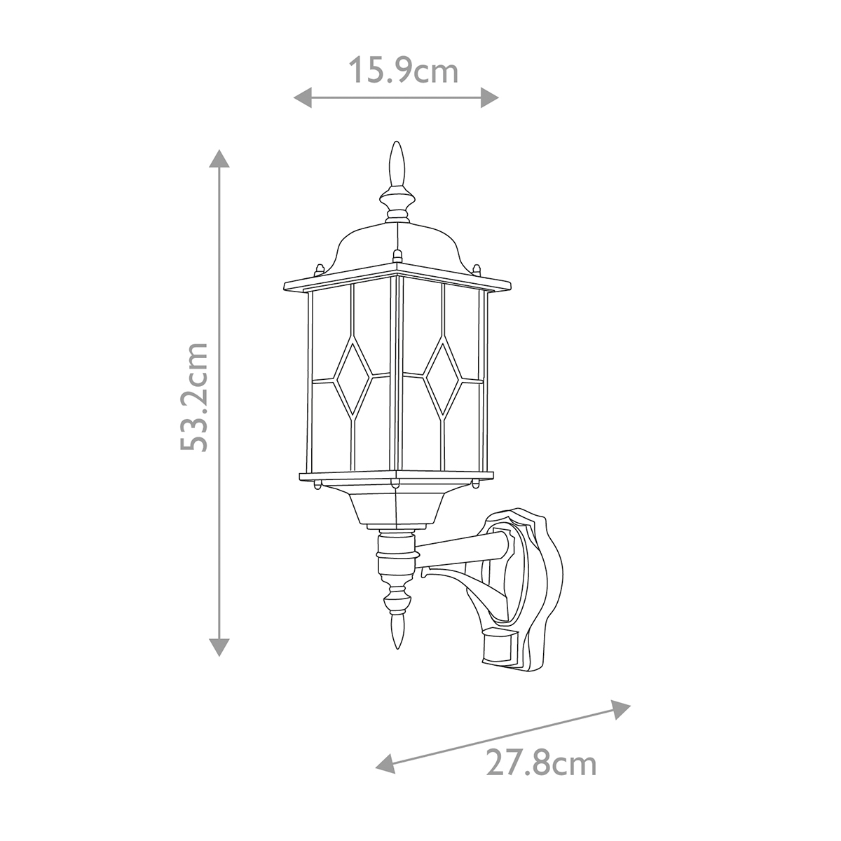 Настенный фонарь Elstead Exterior, Арт. WX1-PIR