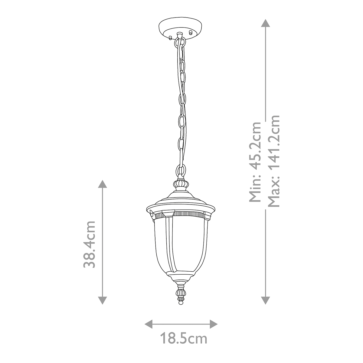 Подвесной фонарь Elstead Lighting, Арт. CL8-S