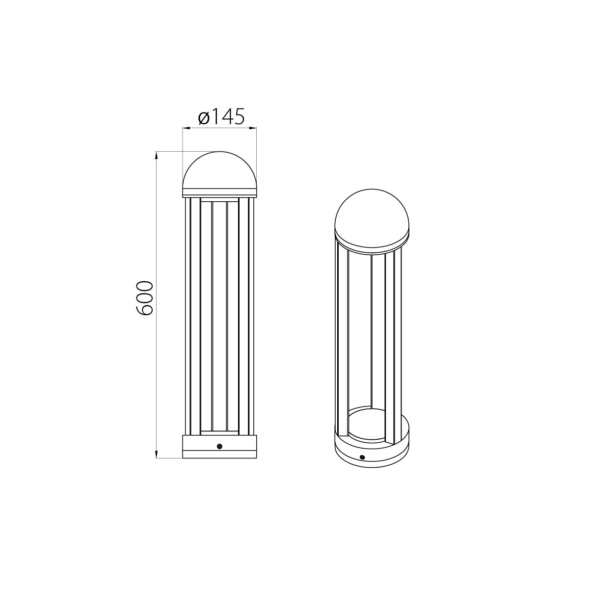 Фонарный столб Natural Concepts, Арт. NC-013102RH-60-SB