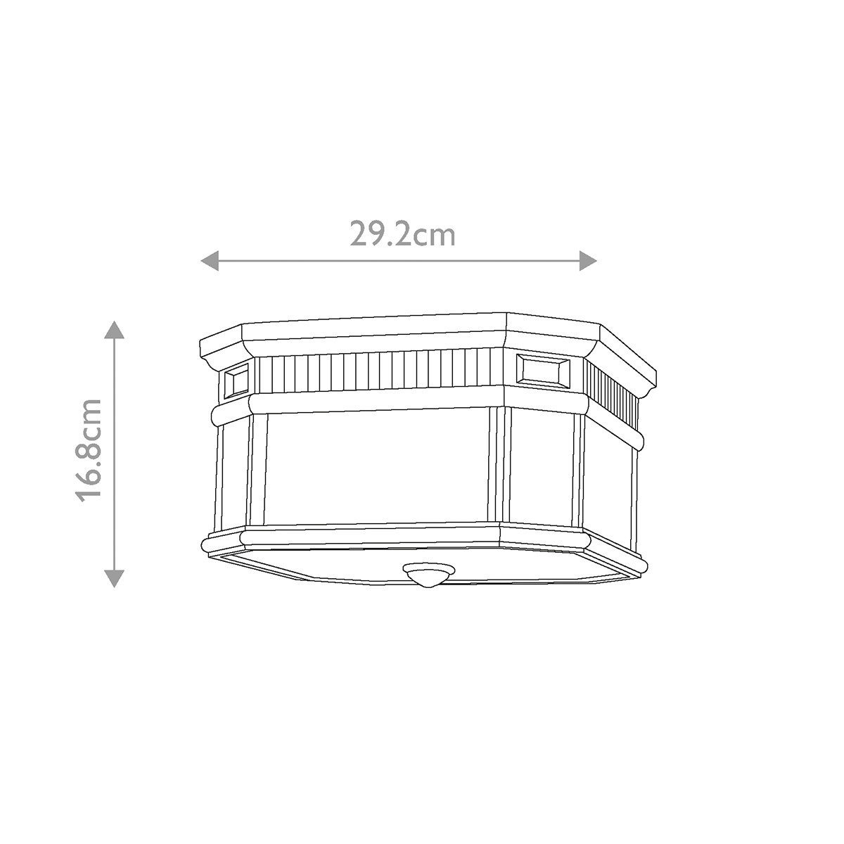 Подвесной фонарь Feiss, Арт. FE-COTSLN-F-BK
