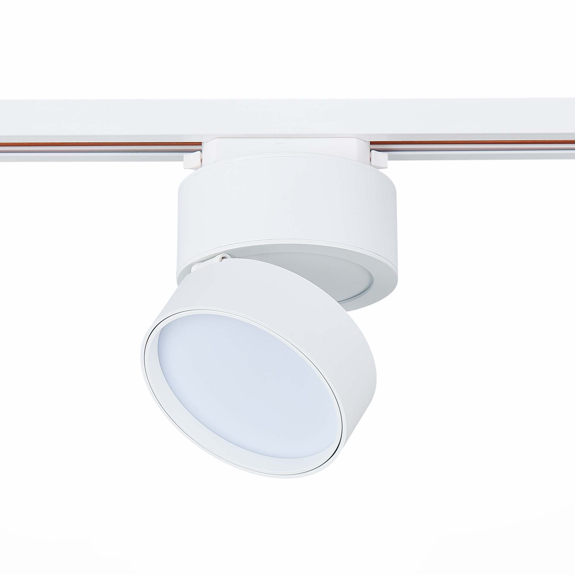 ST651.536.14 Св-к трек. Белый LED 1*14W 3000K 1 100Lm Ra>90 120° IP20 D104xH128 170-240VV BASE