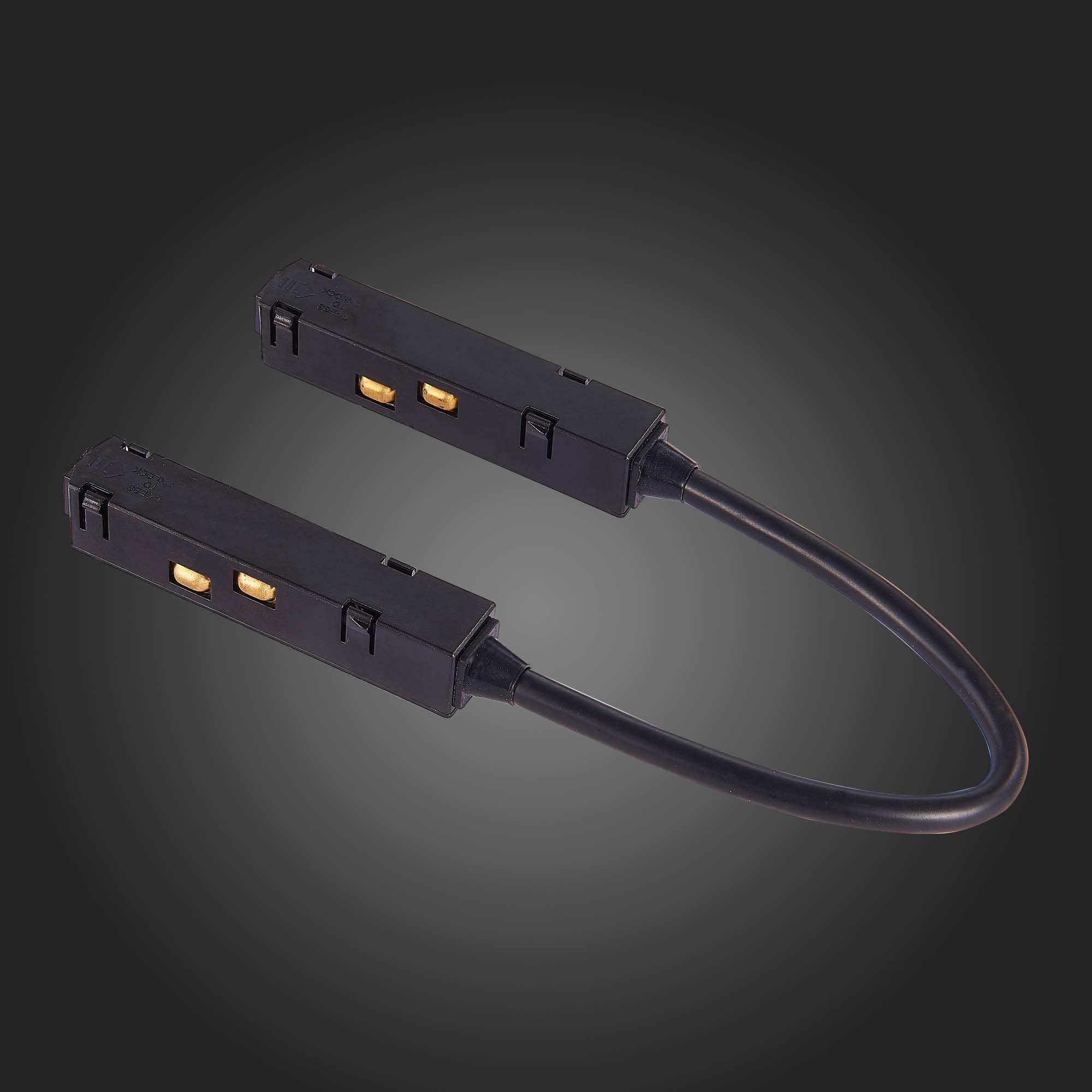 ST006.449.00.1 Коннектор питания угловой для магнитного шинопровода  ST-Luce Черный SKYLINE 48