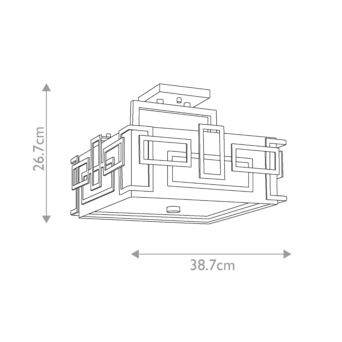 Потолочный светильник Hinkely Lighting, Арт. HK-LANZA-SF