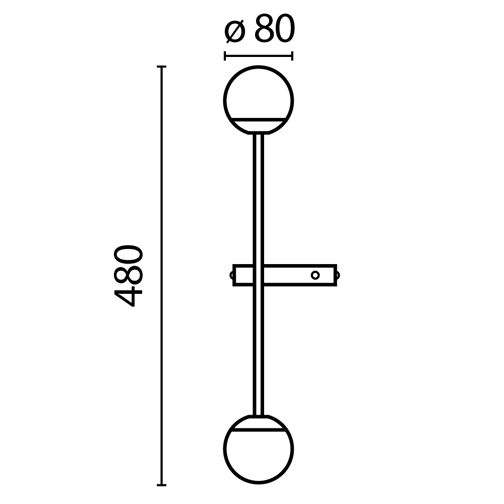 Настенный светильник (бра) Maytoni MOD285WL-L10BS3K