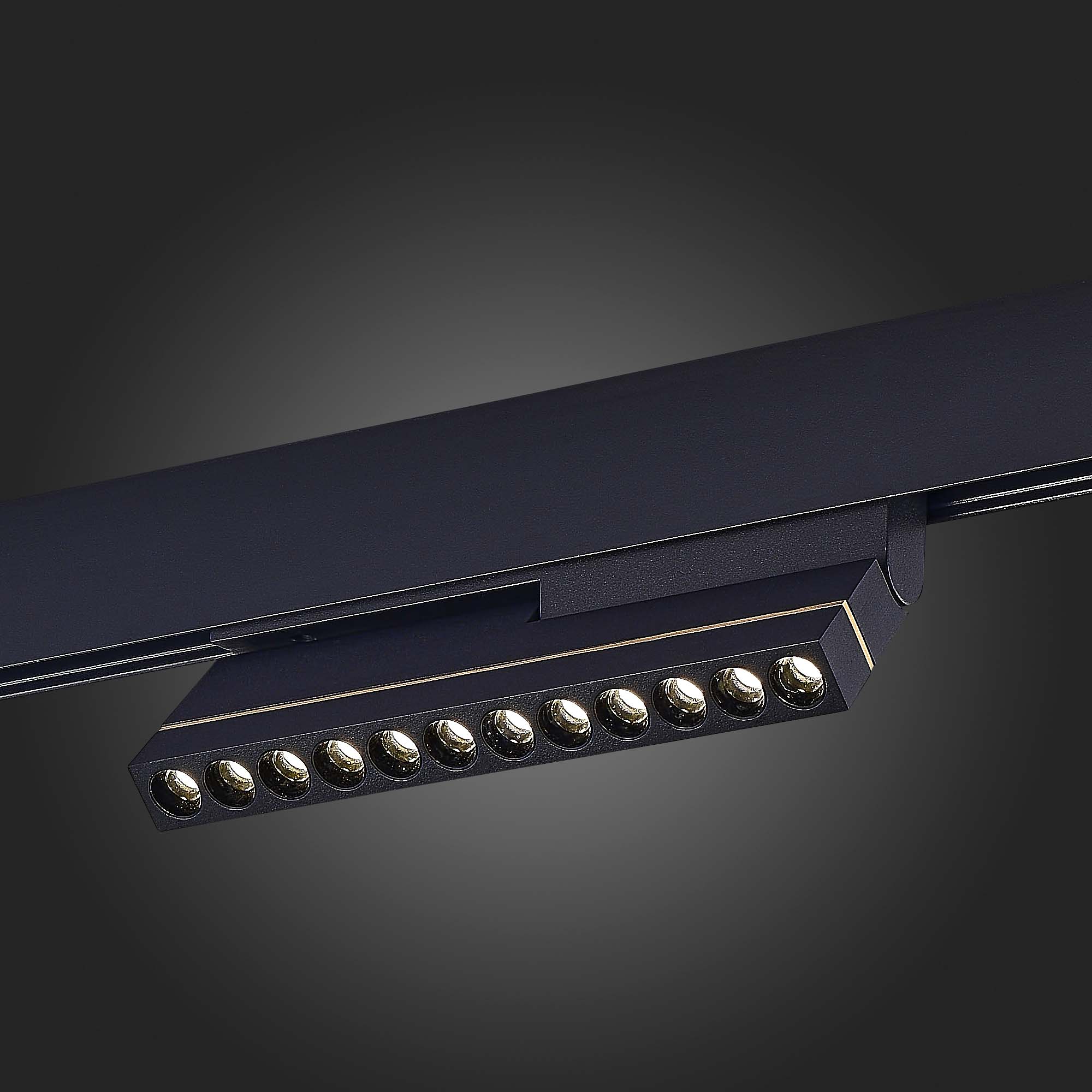 ST805.446.12 Магнитный трековый светильник Черный LED 1*12W 4000K 450Lm Ra>90 36° IP20 L220xW22xH117 SKYLINE 48