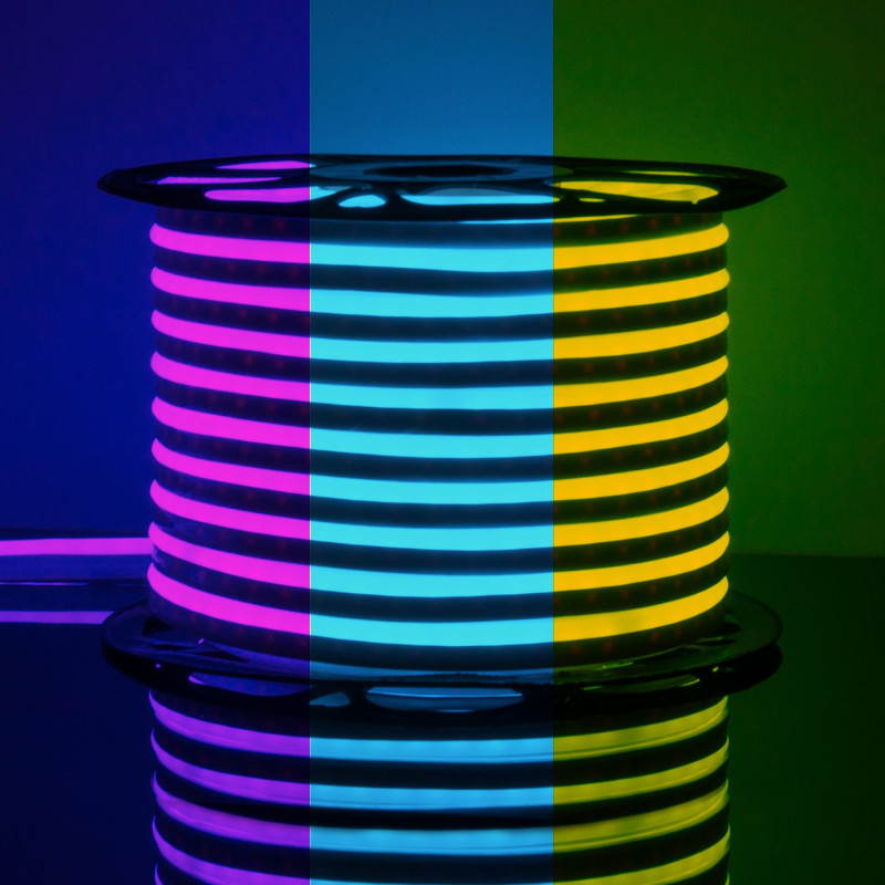 Гибкий неон Elektrostandard Гибкий неон LS001 220V RGB 12W 80Led 5050 IP67 одн
