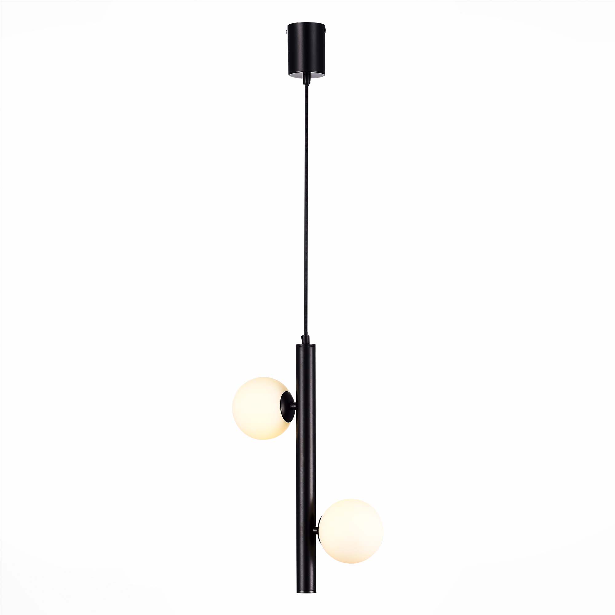 SL1185.403.02 Подвес ST-Luce Черный/Белый G9 LED 2*5W ASOLO