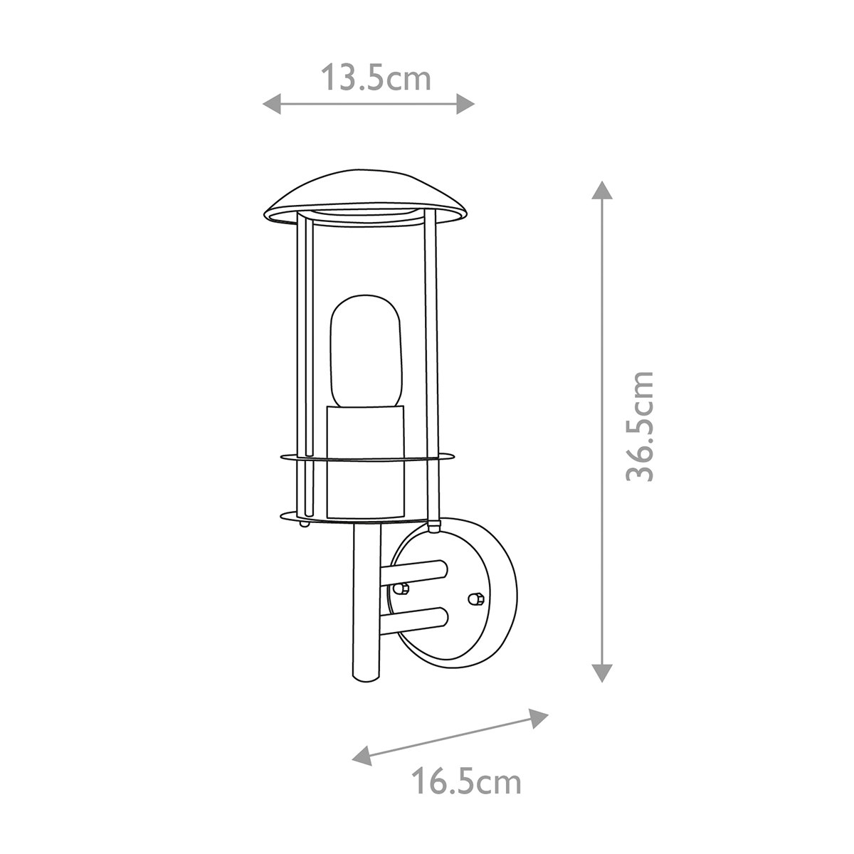 Настенный фонарь Elstead Exterior, Арт. BRUGES-ST-STEEL