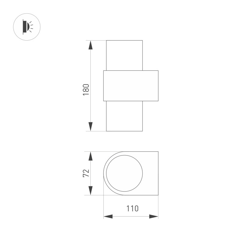 Бра Arlight 033734