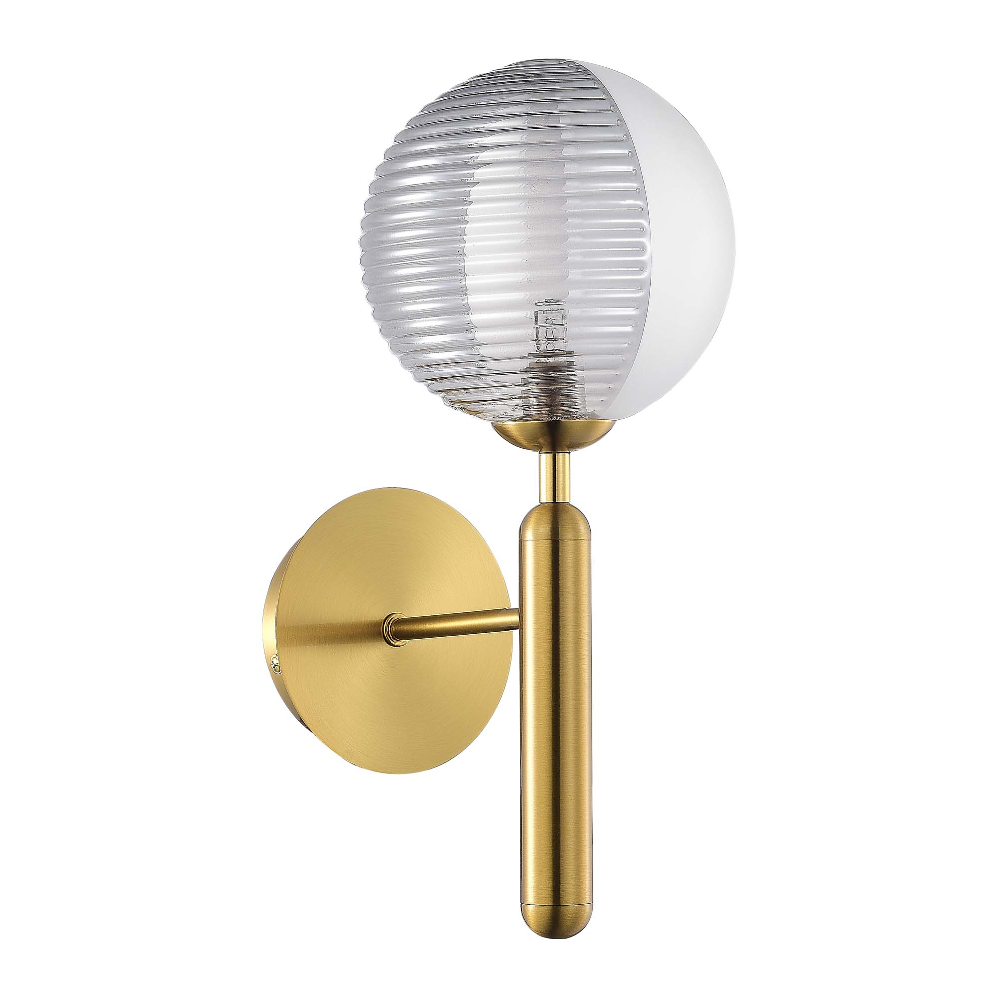 SLE1096-201-01 Светильник настенный Матовое золото/Белый, Дымчатый G9 LED 1*5W AVEIRO