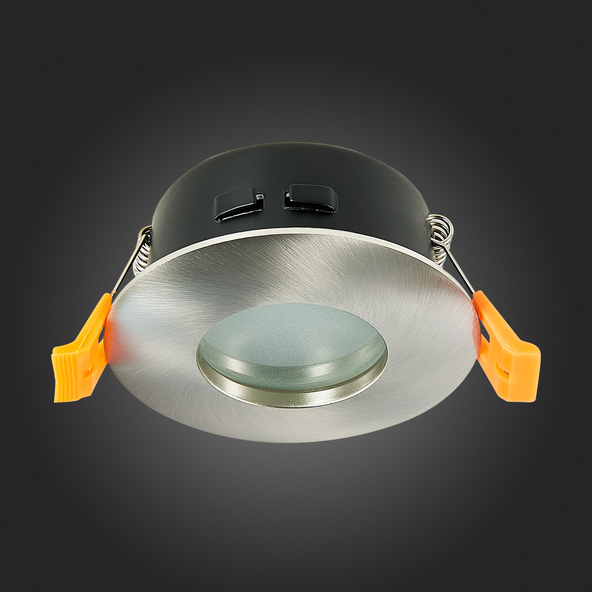 ST213.118.01 Св-к встр. Никель GU10 1*50W  IP44 D84xH50 220V Без ламп Встраиваемые светильники