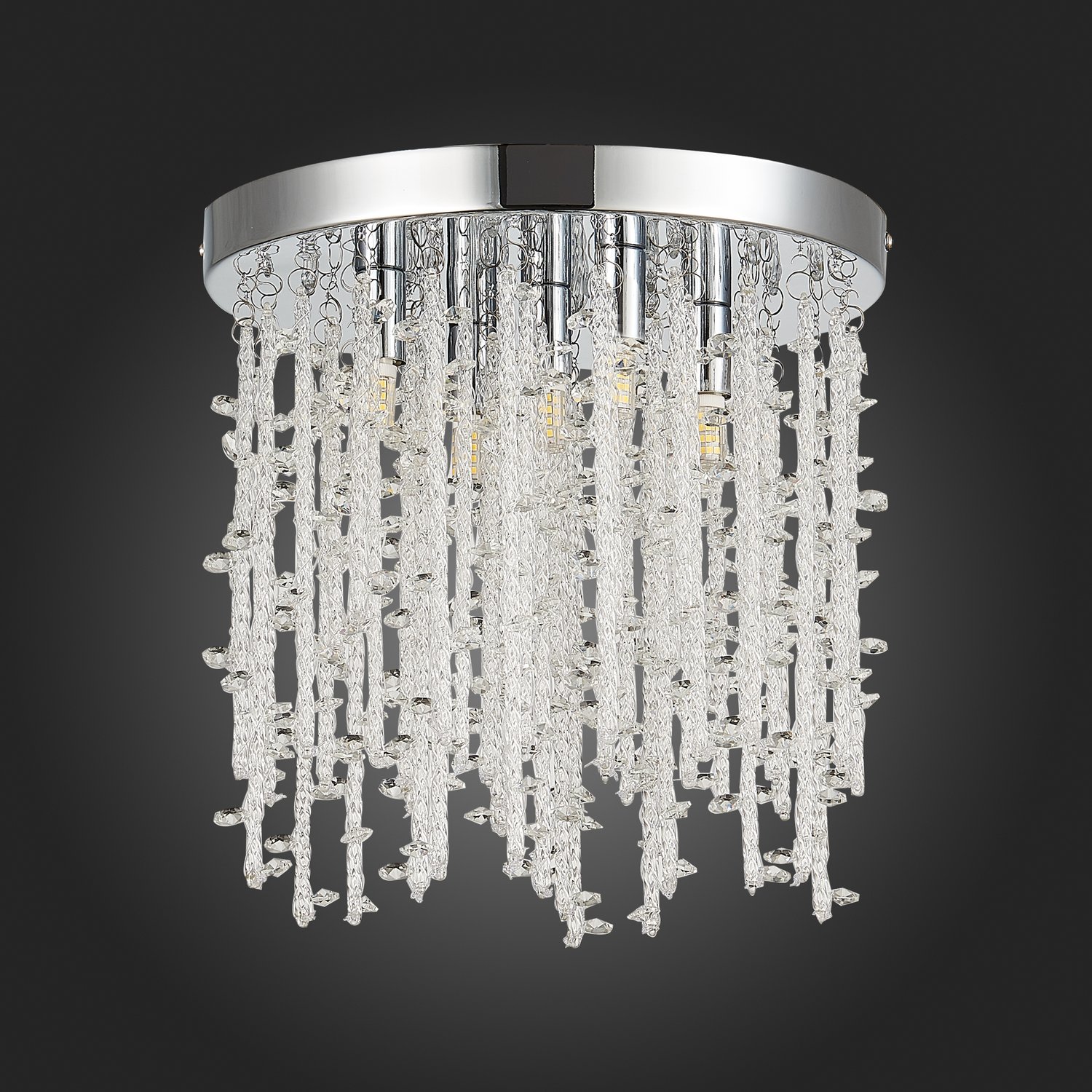 SLE103302-05 Светильник потолочный Хром/Прозрачный G9 LED 5*3W LUCCHIO