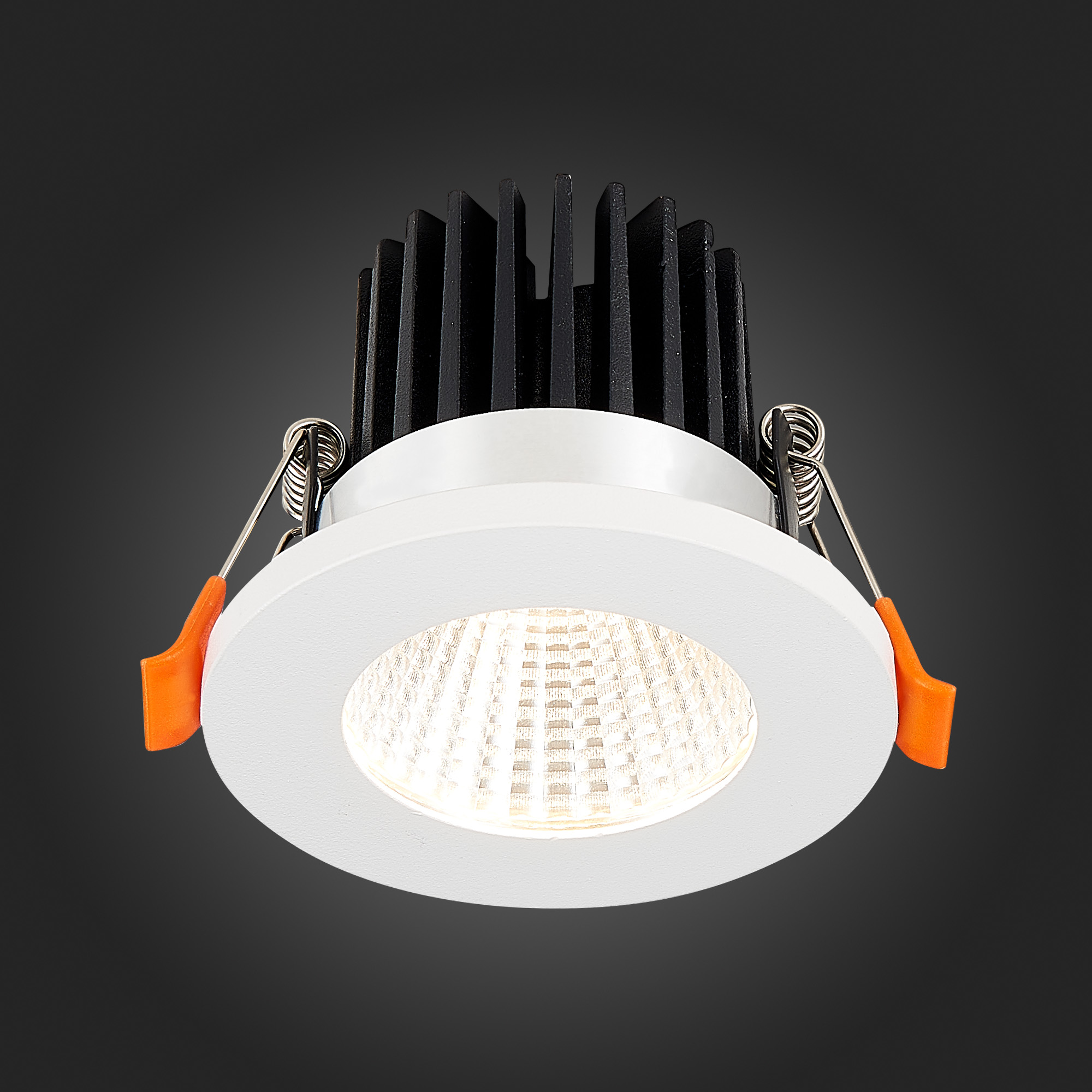 ST704.538.10 Св-к встр. Белый LED 1*10W 3000K 900Lm Ra>90 38° IP20 D80xH60 170-240V Встраиваемые светильники