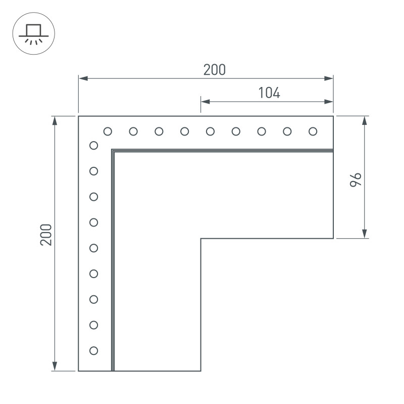Соединитель профиля Arlight 030137