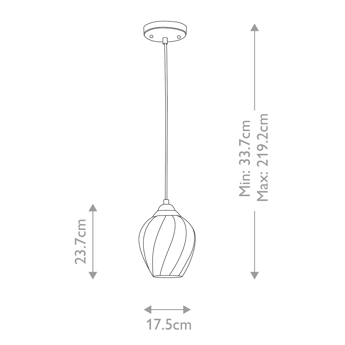 Подвесной светильник  Elstead Lighting, Арт. TIBER-P-AMBER