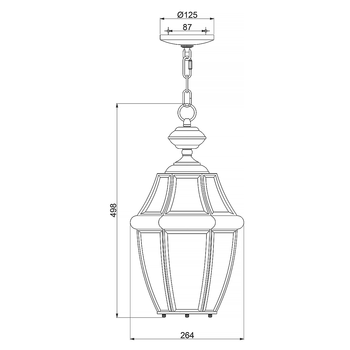 Подвесной светильник Quoizel, Арт. QZ-NEWBURY8-L-AC