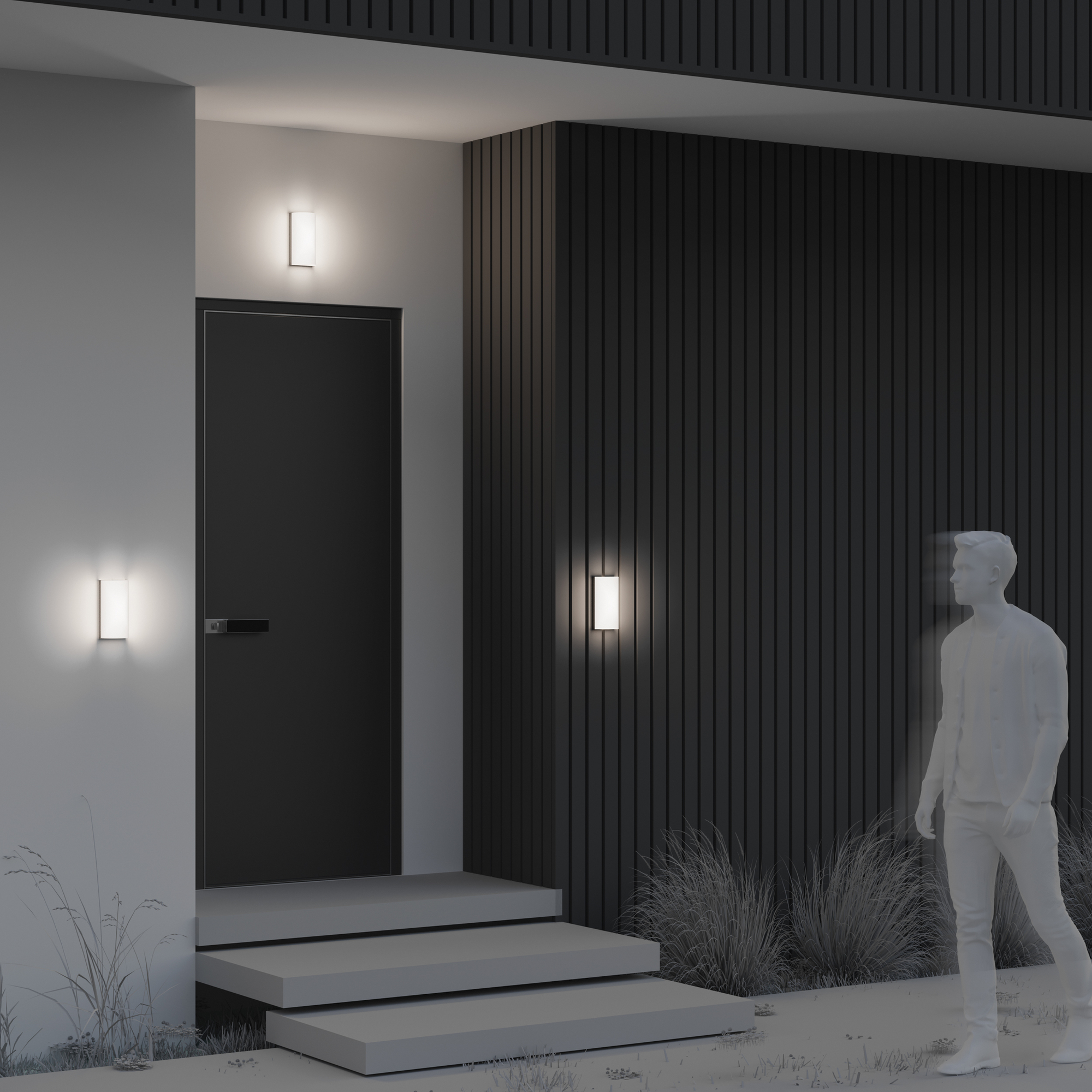 Настенный светильник (бра) Outdoor O454WL-L10GF3K1