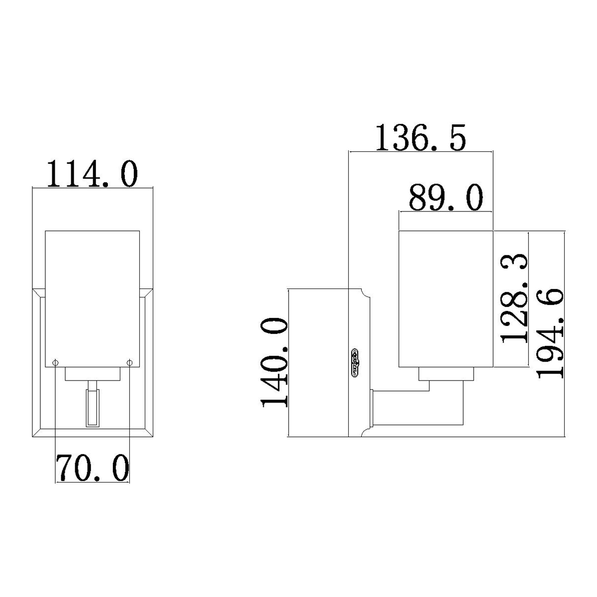Бра для ванных комнат QZ-TAYLOR1S-BATH Quoizel, арт. QZ-TAYLOR1S-BATH