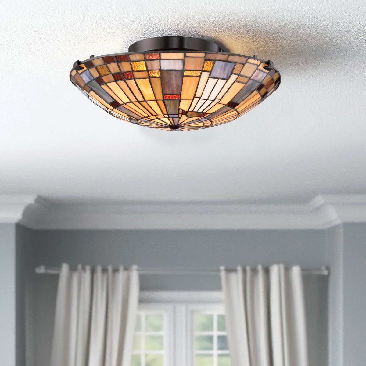 Потолочный светильник Quoizel, Арт. QZ-INGLENOOK-F-SMALL