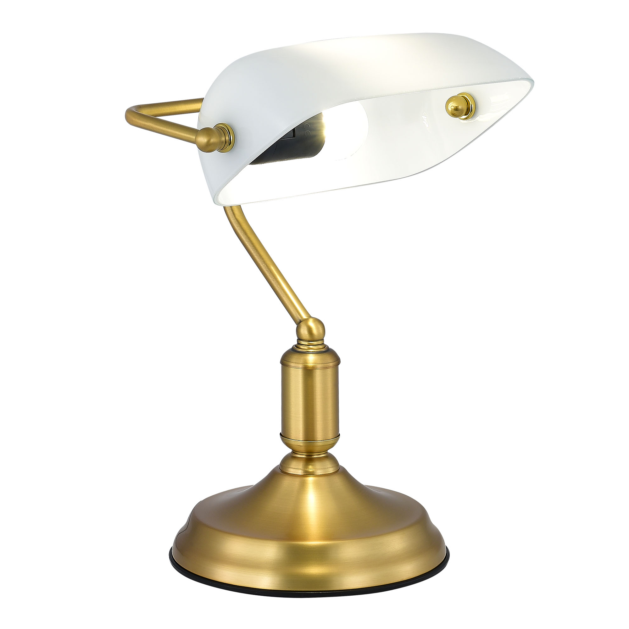 SL6620.304.01 Прикроватная лампа ST-Luce латунь/белый E27 1*40W VICE