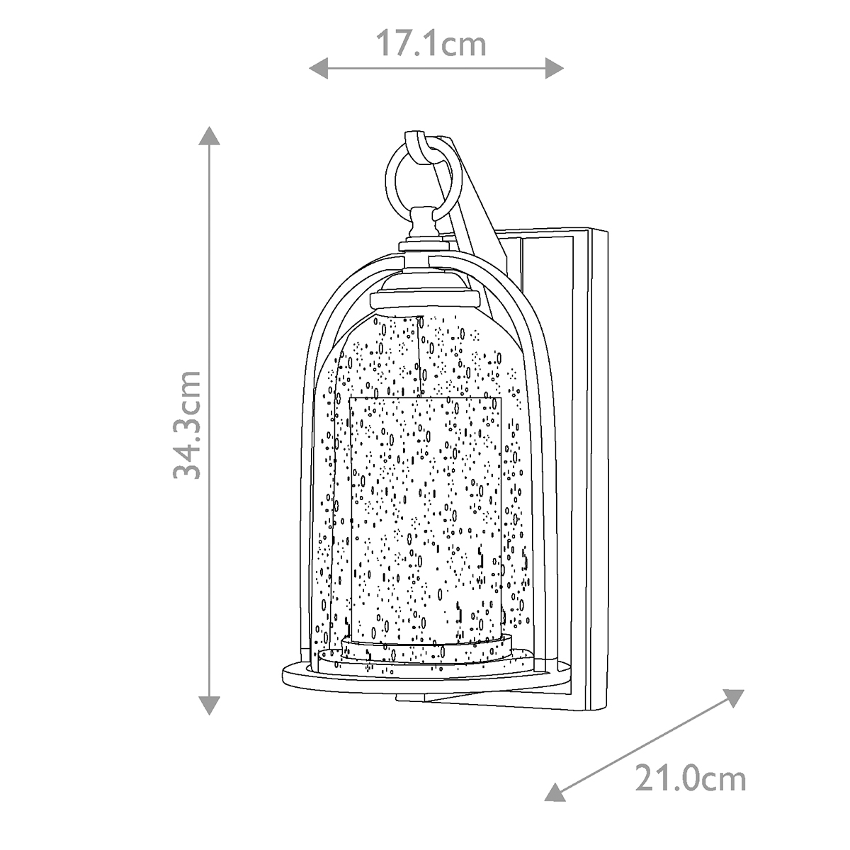 Настенный фонарь Hinkley Lighting, Арт. HK-QUINCY-S