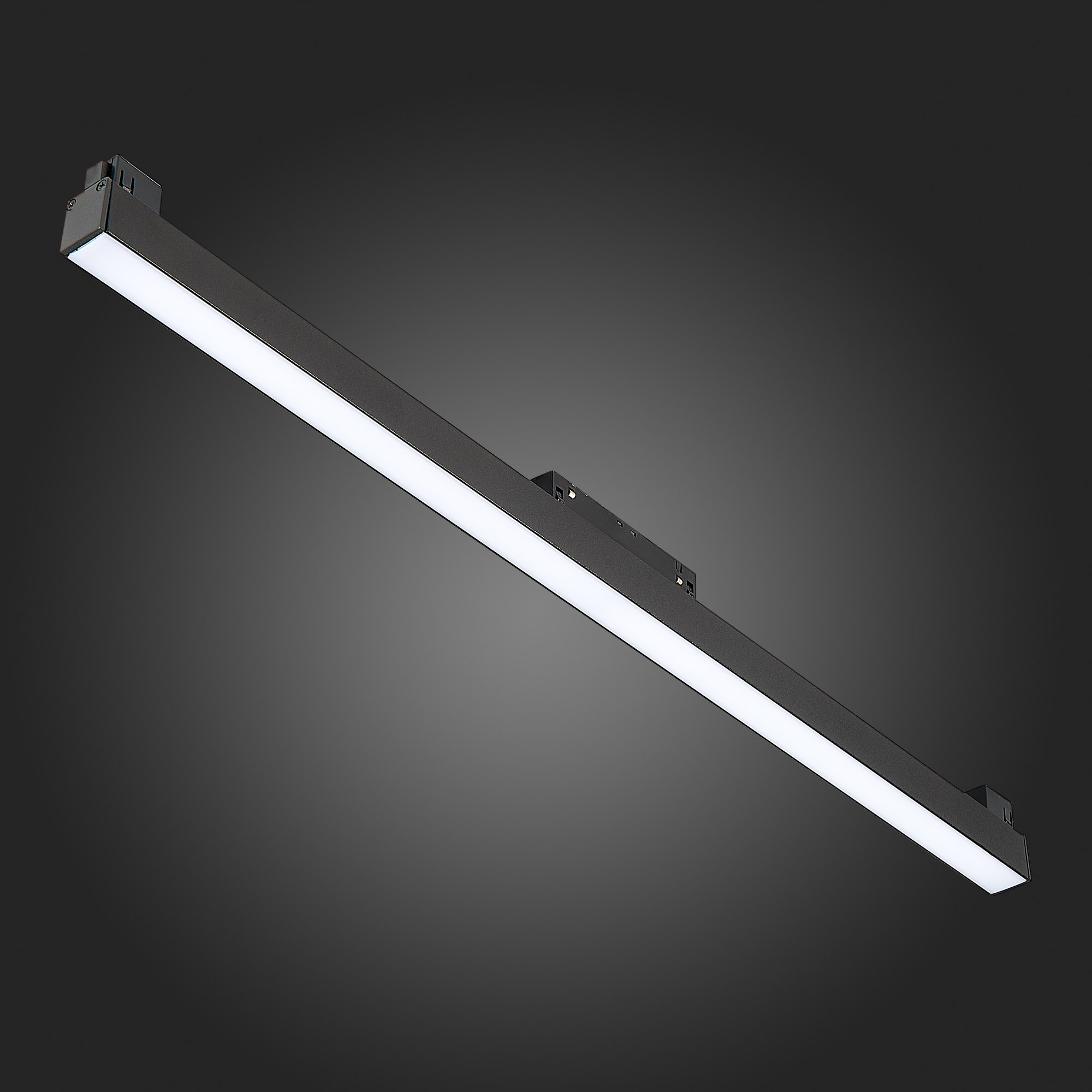 ST360.436.20 Магнитный трековый светильник Черный LED 1*20W 3000K 1 300Lm Ra>90 120 IP20 L606xW22xH4 SKYLINE 48