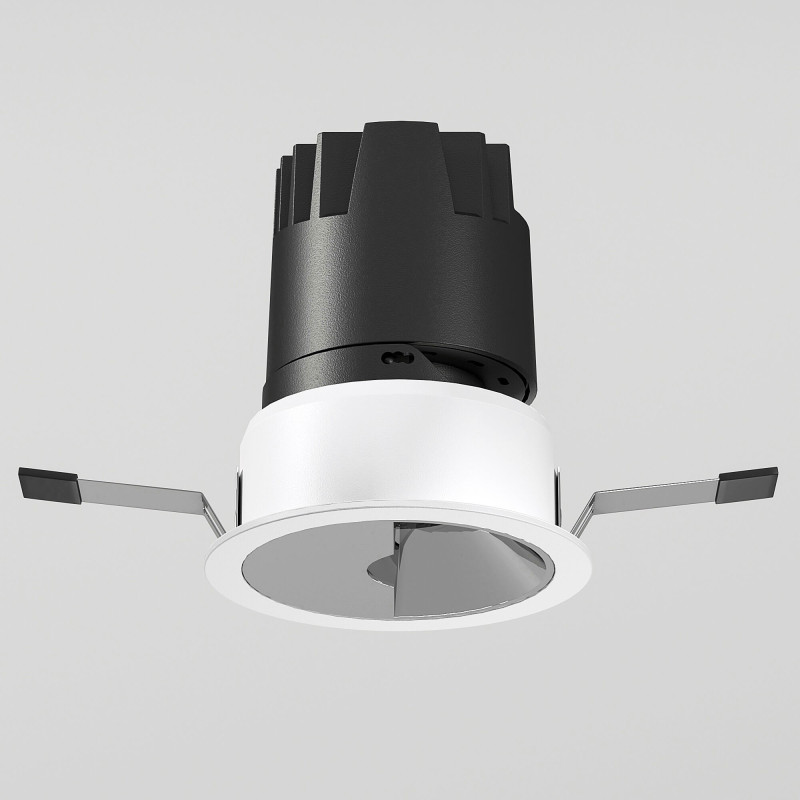 Встраиваемый светильник Elektrostandard 25090/LED 10W 4000K белый/хром