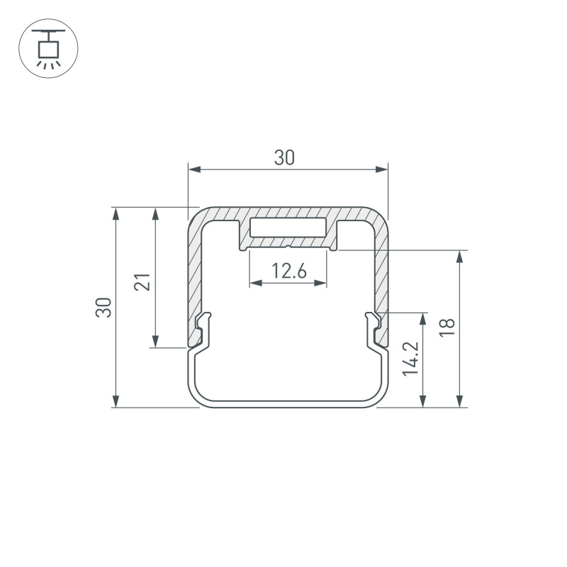 Профиль Arlight 055097