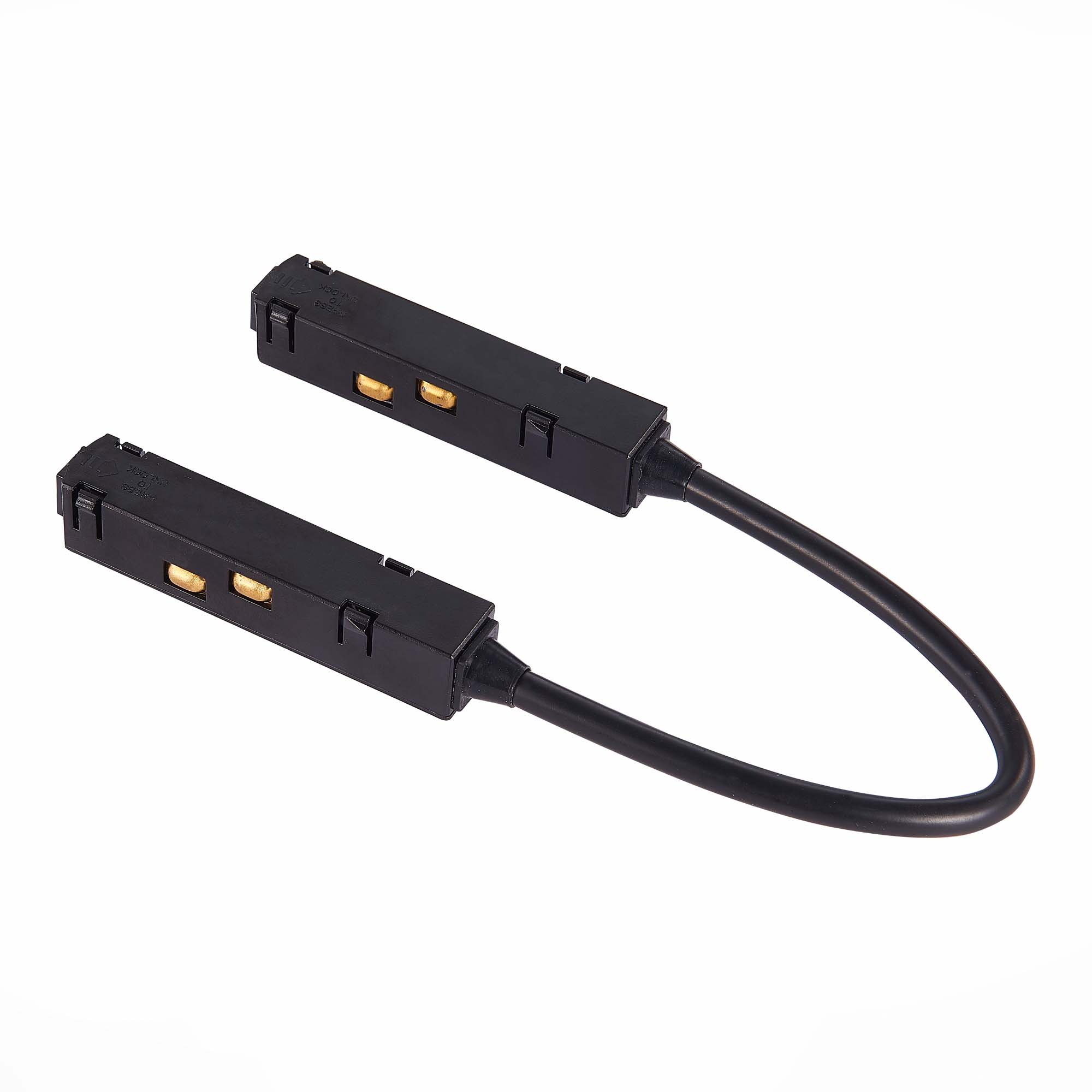 ST006.449.00.1 Коннектор питания угловой для магнитного шинопровода  ST-Luce Черный SKYLINE 48