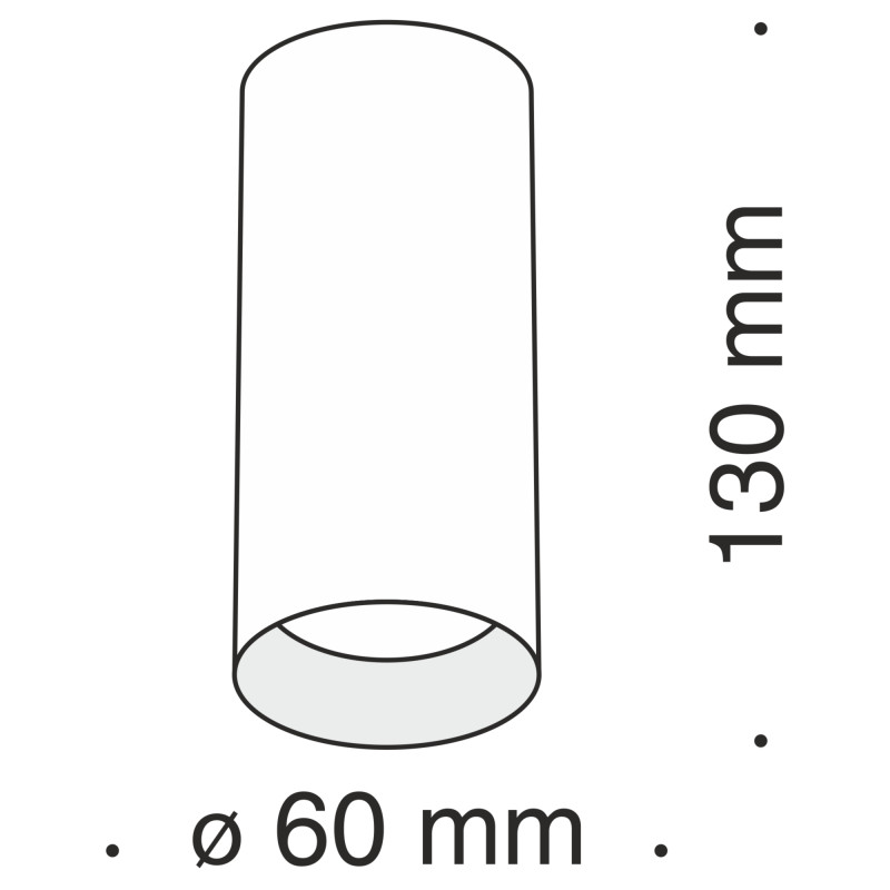 Накладной светильник Maytoni Technical C010CL-01CH
