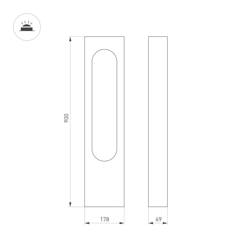 Садово-парковый светильник Arlight 037523
