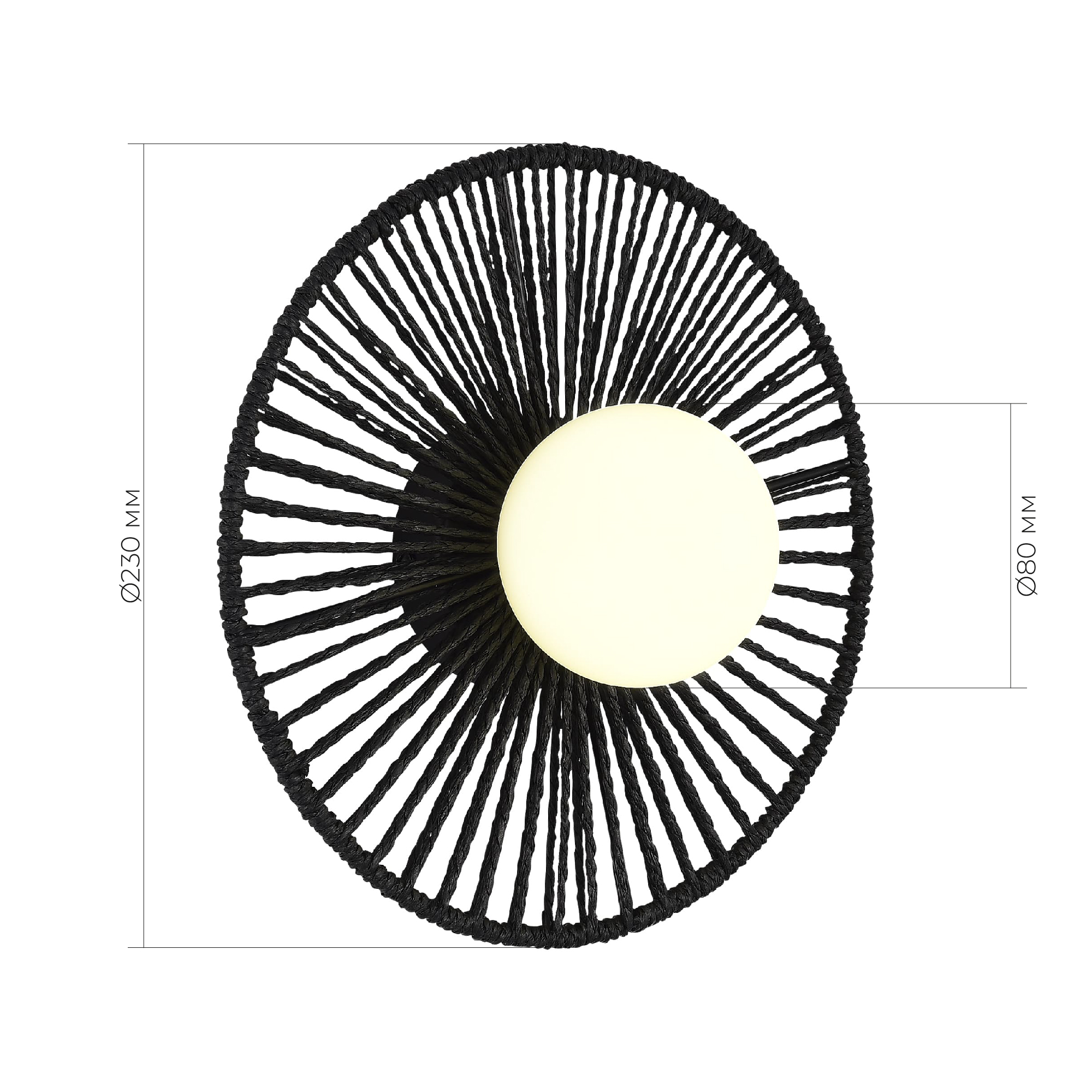 SLE6022-401-01 Светильник настенный черный/черный, белый G9 LED 1*5W LOOM