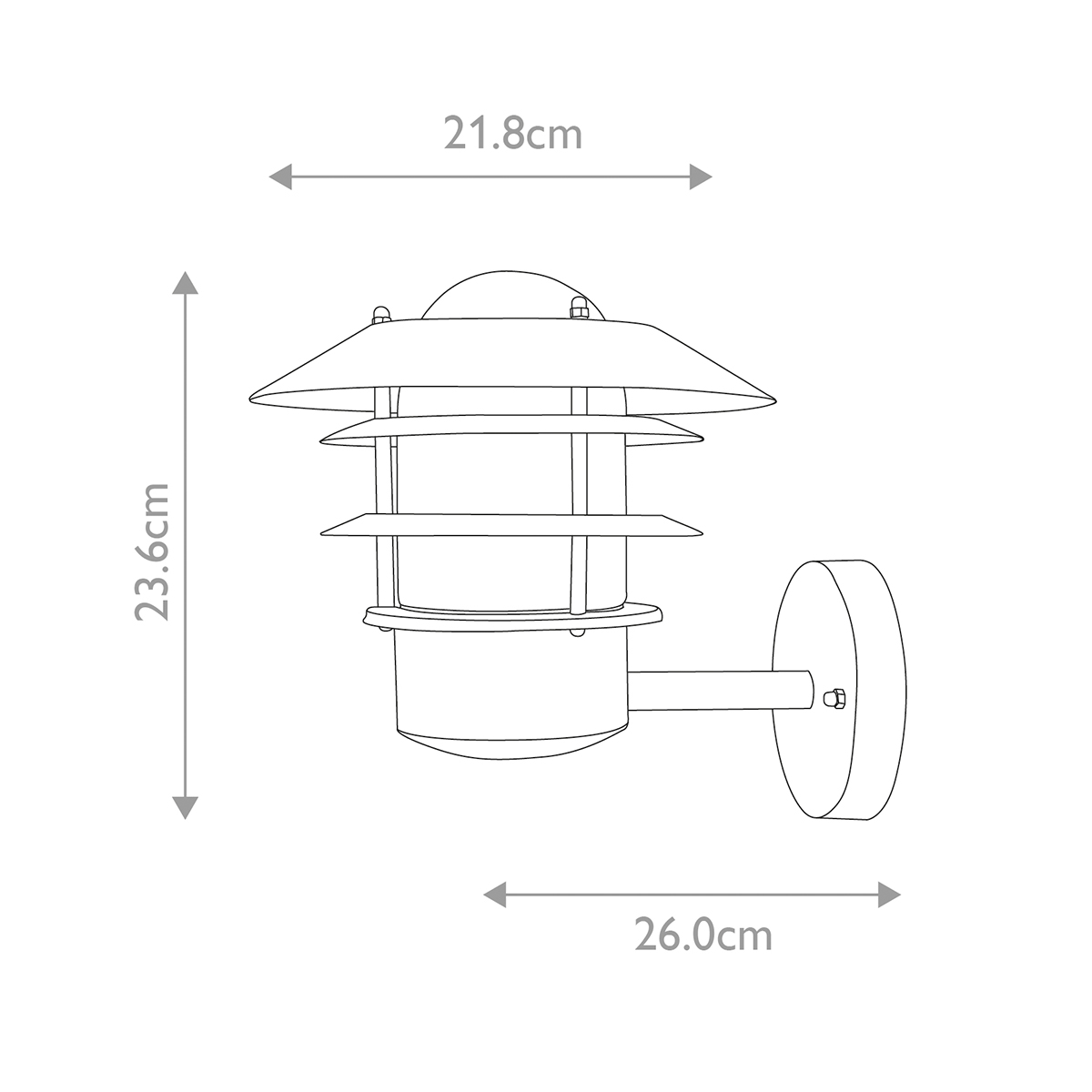 Настенный фонарь Elstead Exterior, Арт. HELSINGOR