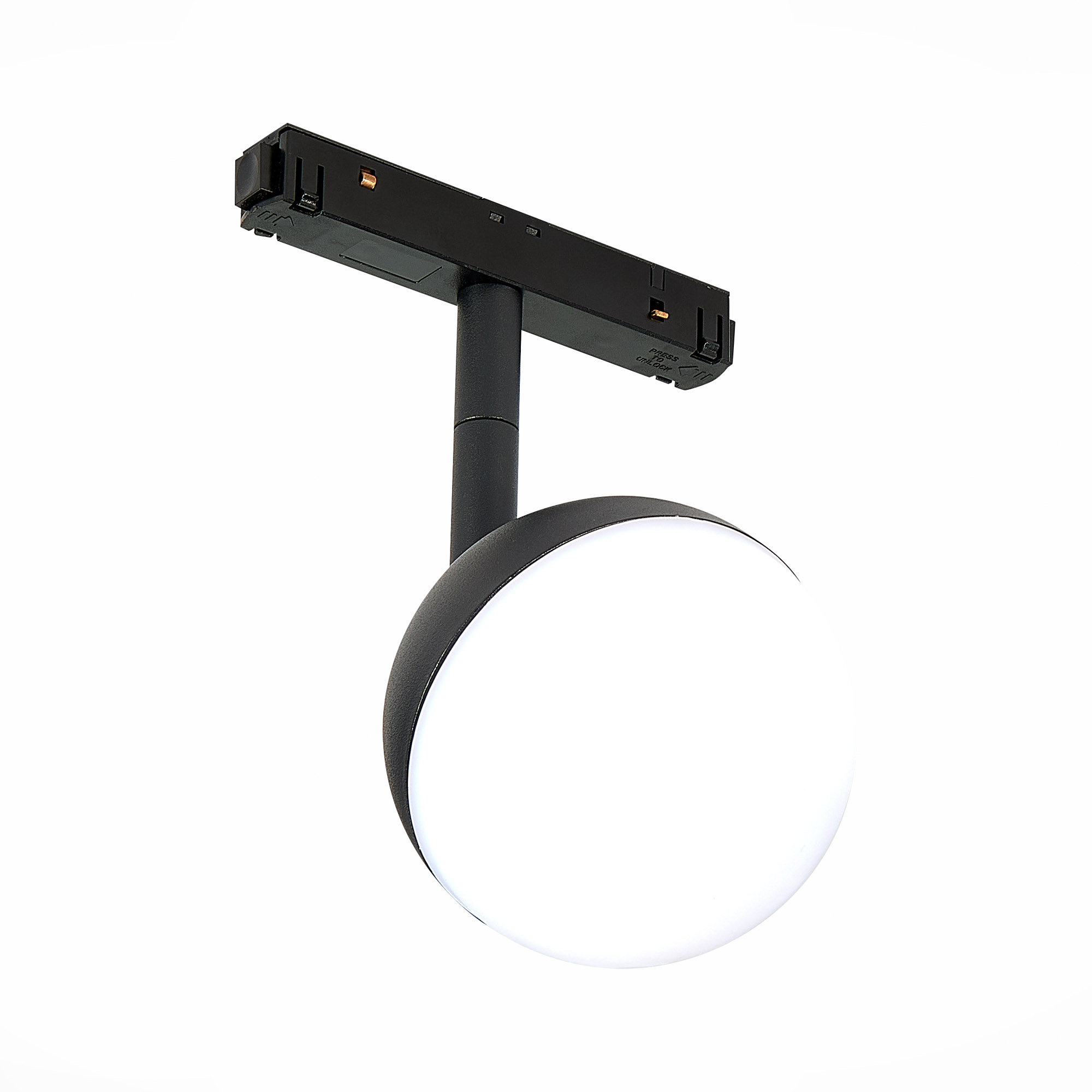 ST358.446.07 Магнитный трековый светильник Черный LED 1*7W 4000K 520Lm Ra>80 120° IP20 L120xW90xH192 SKYLINE 48