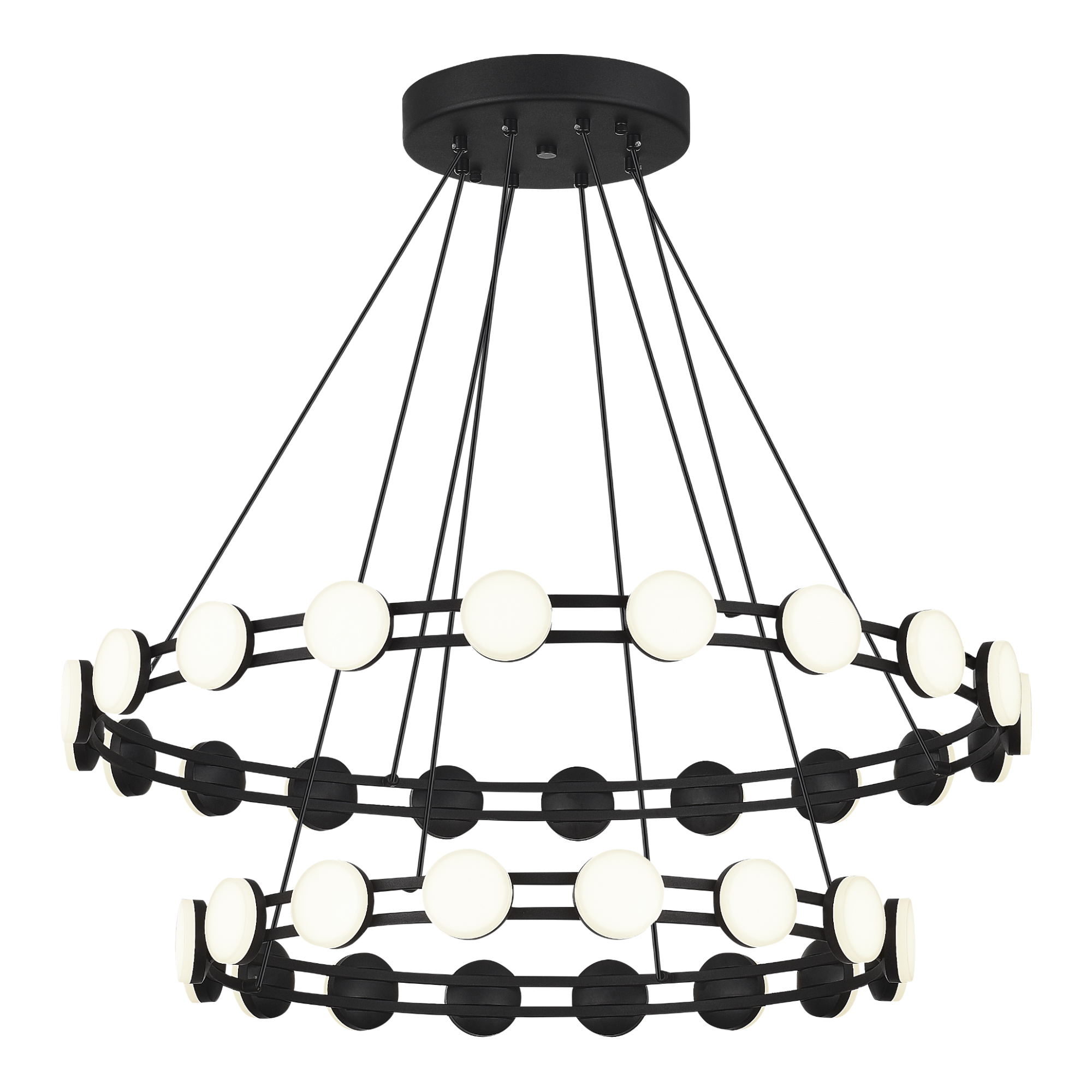 SL6610.403.36 Светильник подвесной ST-Luce черный/белый LED 1*70W 4000K MONRO