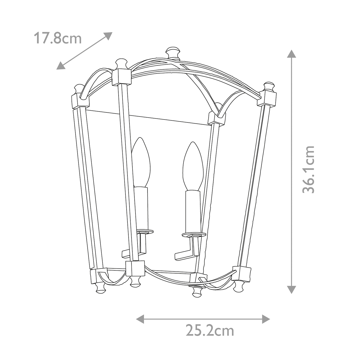Бра Feiss, Арт. QN-THAYER2-ADB