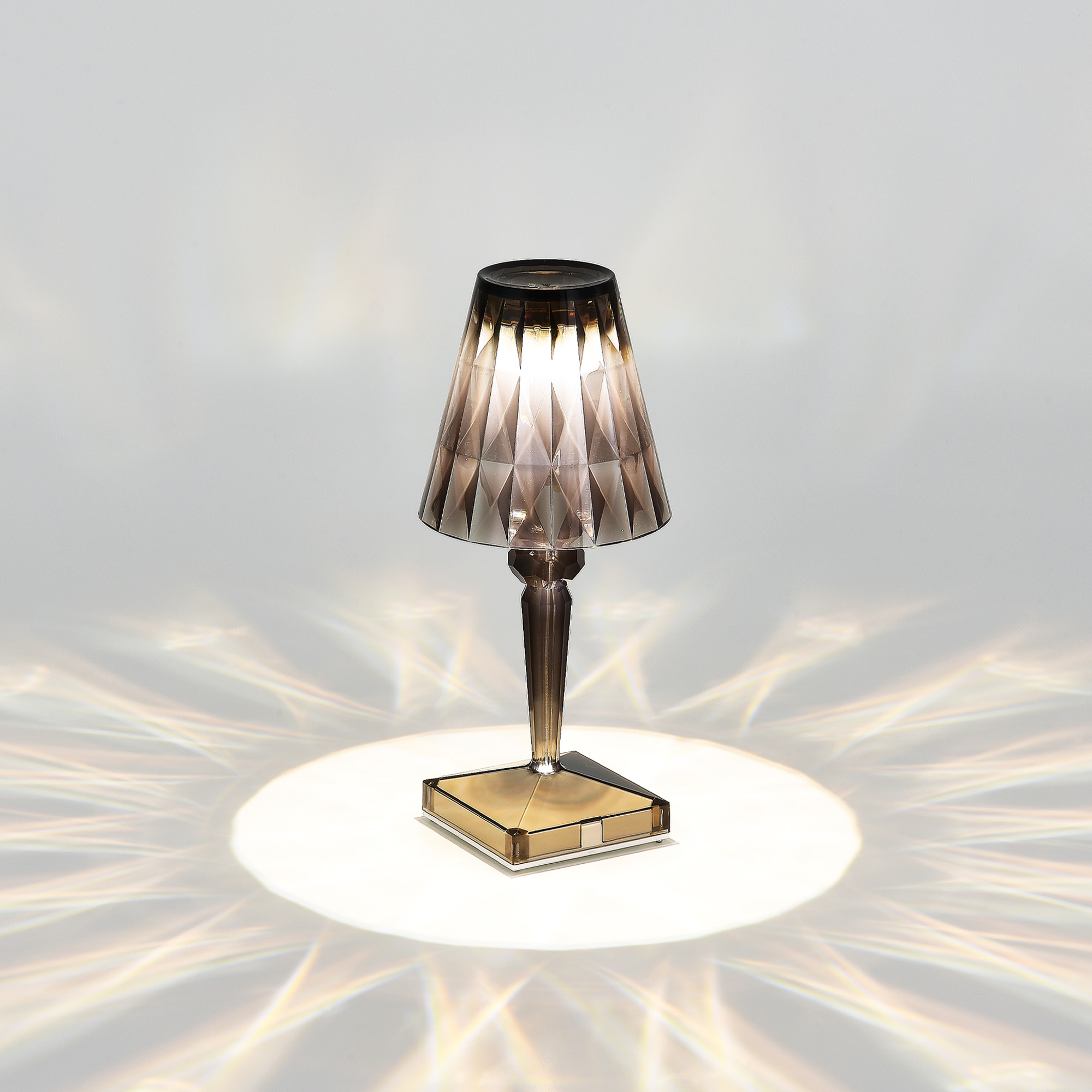 SL1010.734.01 Прикроватная лампа ST-Luce Дымчато-серый/Дымчато-серый LED 1*2W 3000K - 6000K SPARKLE