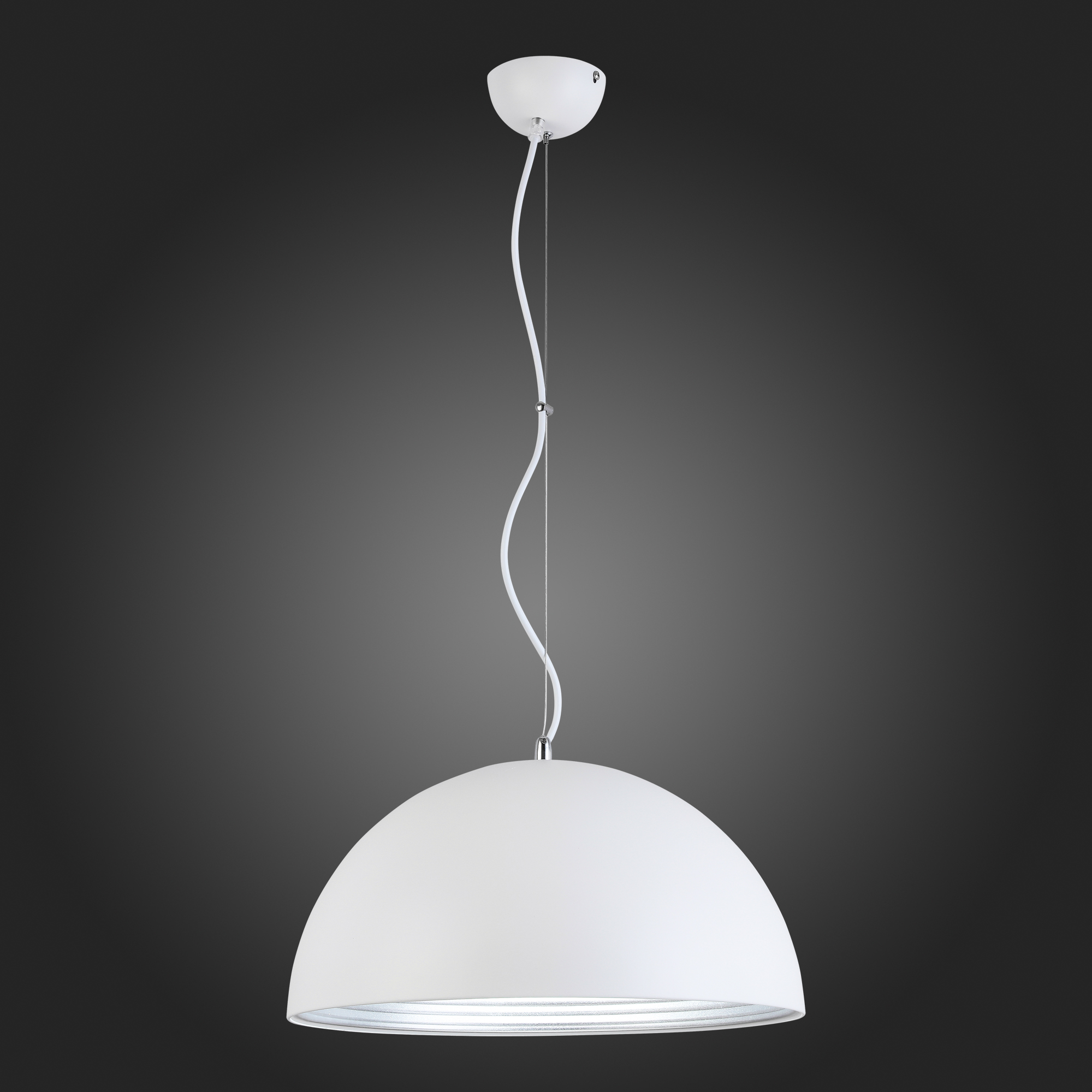 SL279.503.01 Светильник подвесной ST-Luce Белый/Белый, Серебристый E27 1*60W TAPPO
