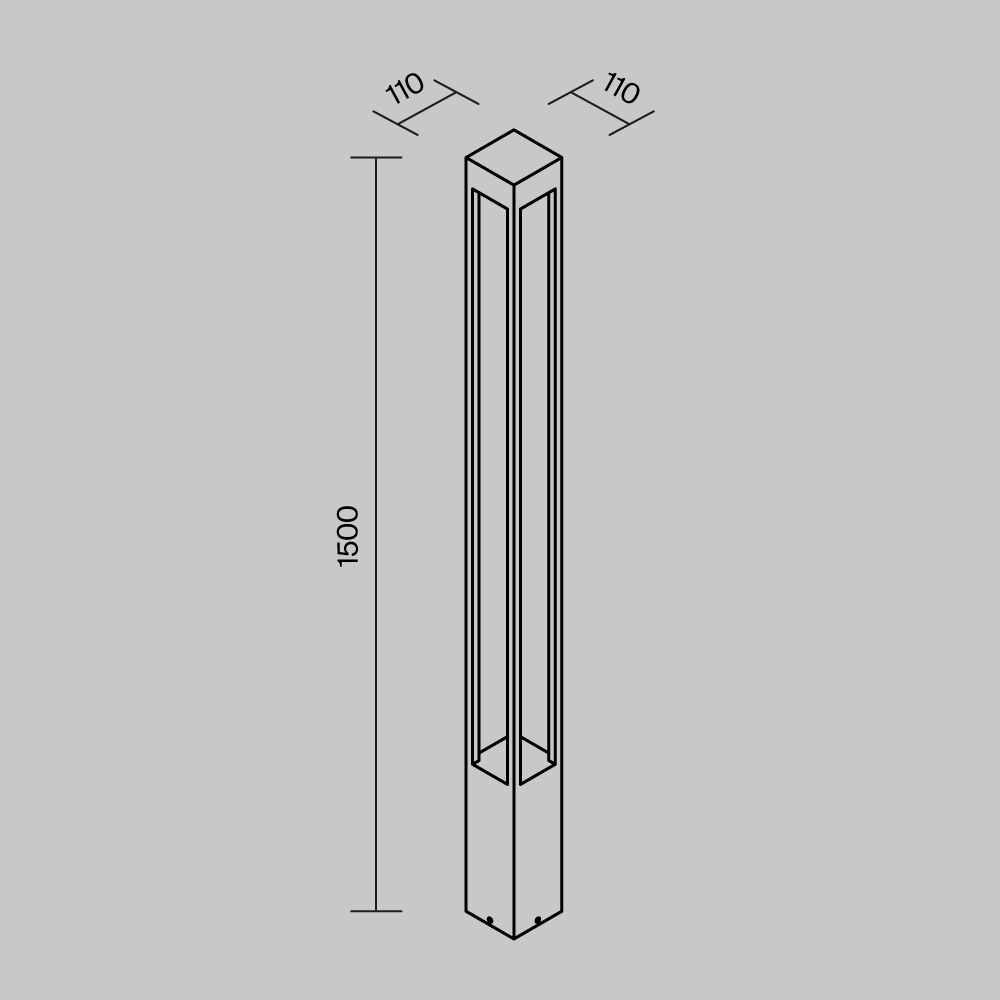 Садово-парковый светильник Outdoor O424FL-L20GF