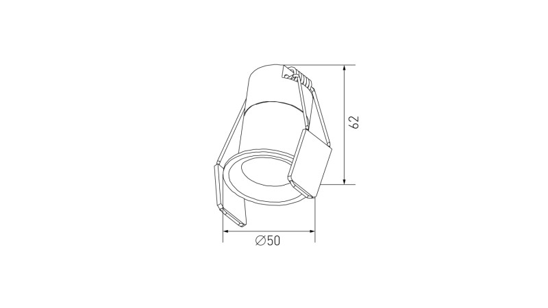 Встраиваемый светильник DesignLed DL-A004-3-SL-WW