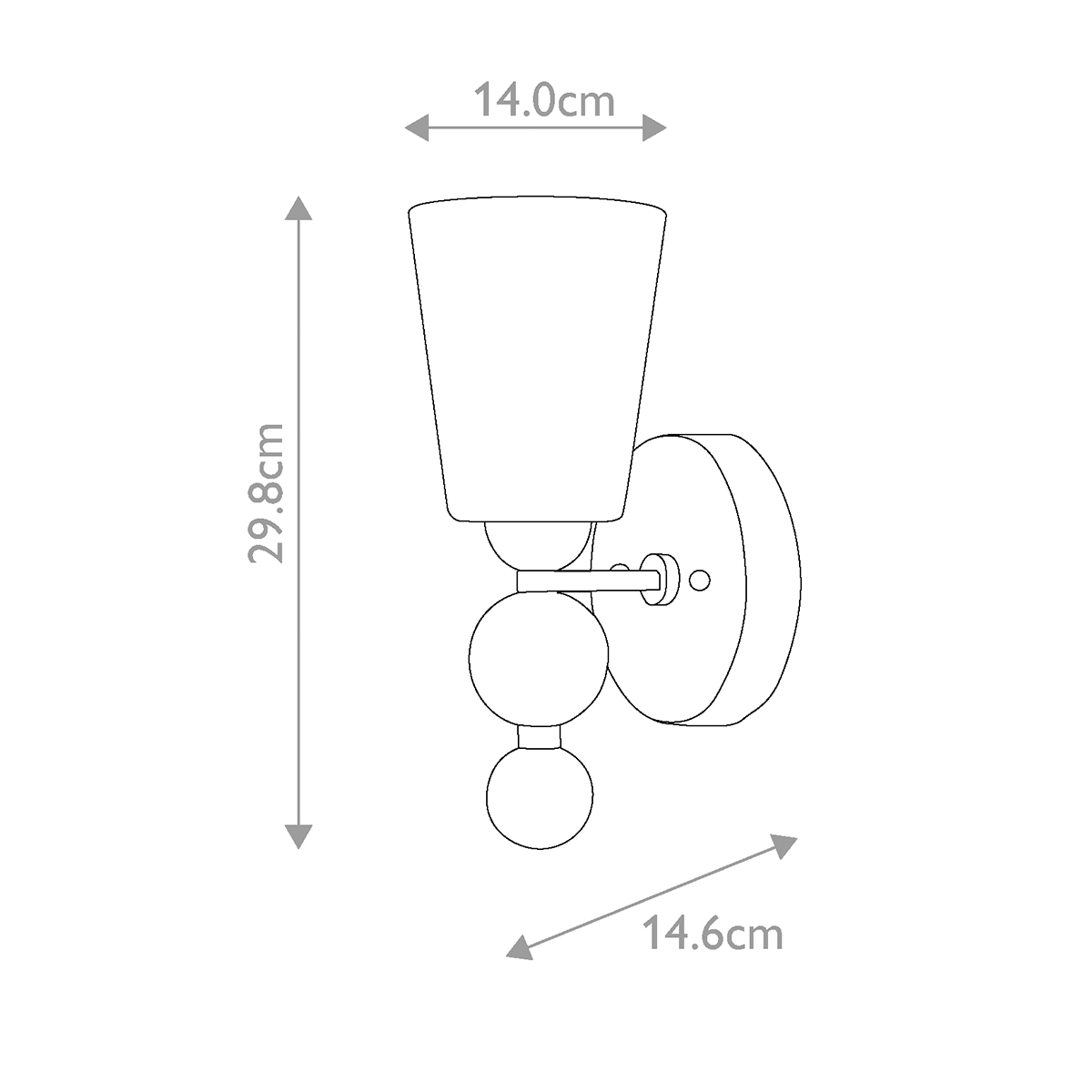 Бра Hinkley Lighting, Арт. HK-ZELDA1-VS
