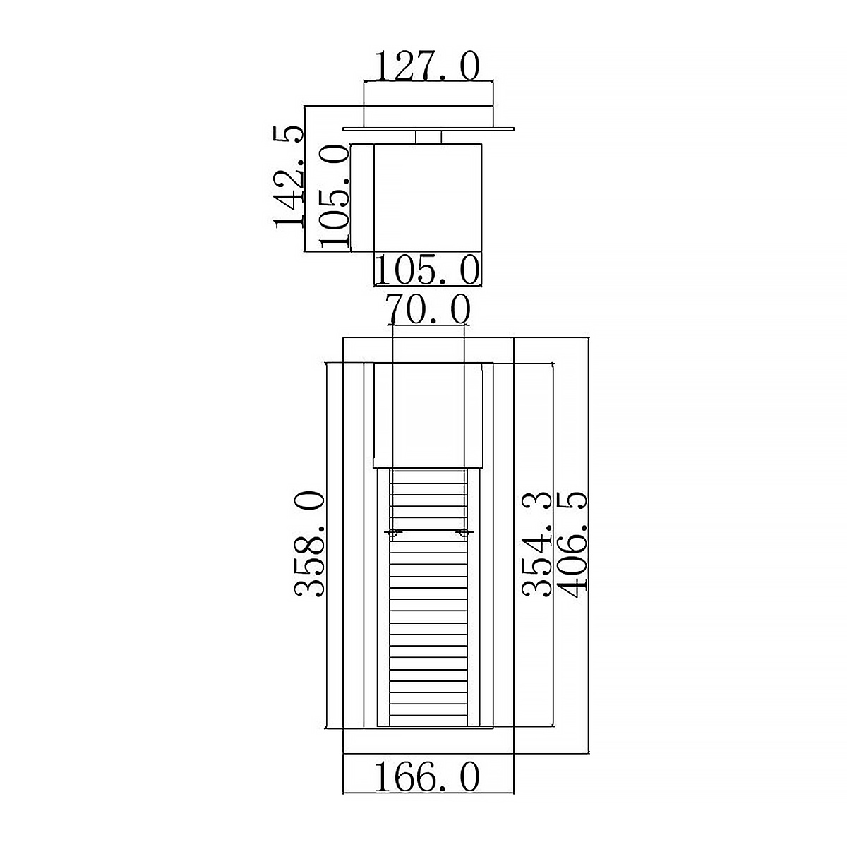 Настенный фонарь KL-SOREL2-M-LED Kichler, арт. KL-SOREL2-M-LED